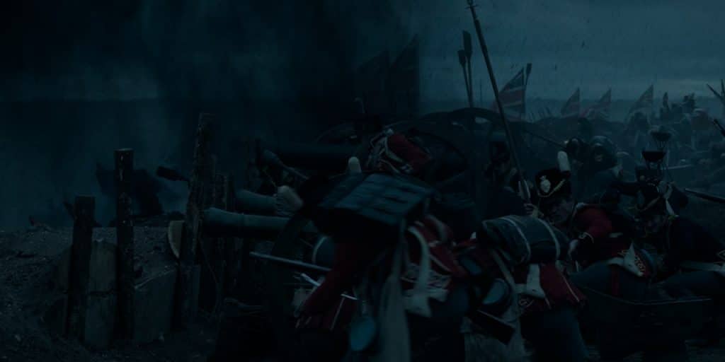 Original still-frame from Waterloo sequence in Napoleon.